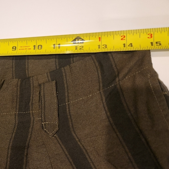 NWT Anthropologie x Tiny Green Pleated Fairfax Pants w/ Side Slant Pockets SZ 10 - Picture 4 of 10